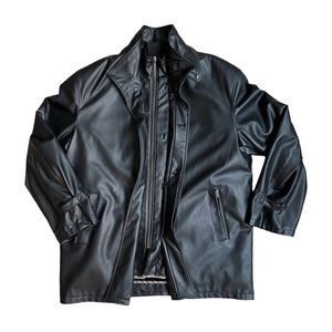Old Foegy | Vintage Men’s Black Leather Jacket